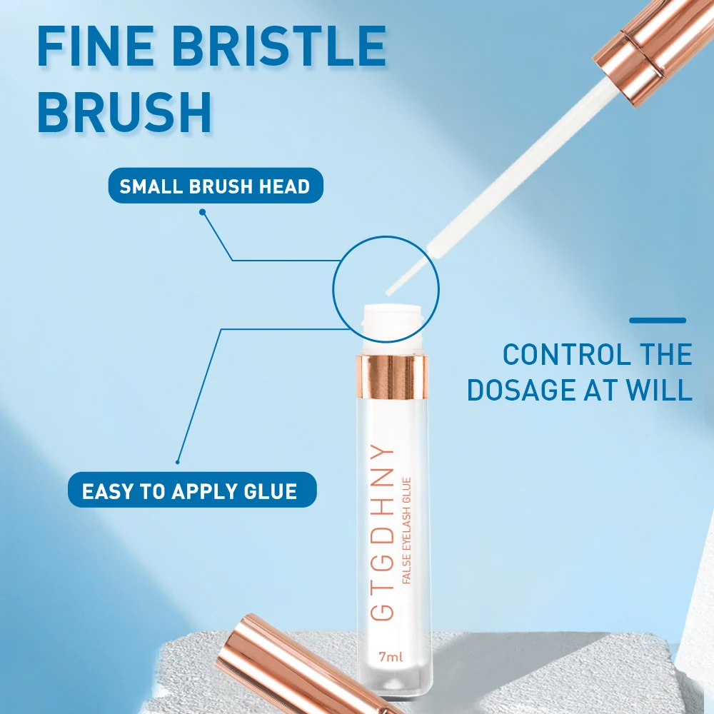 14 Day Hold Strong Diy Lash Glue White Fast Drying Eyelash Glue Kit Lashes Glue Adhesive for Cluster Diy Lashes Private Label