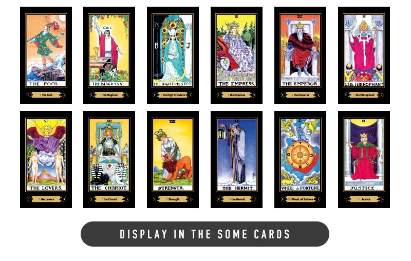 Tarot card A.E.Whaite tarot card with guidebook  full color high quality customised  tarot cards