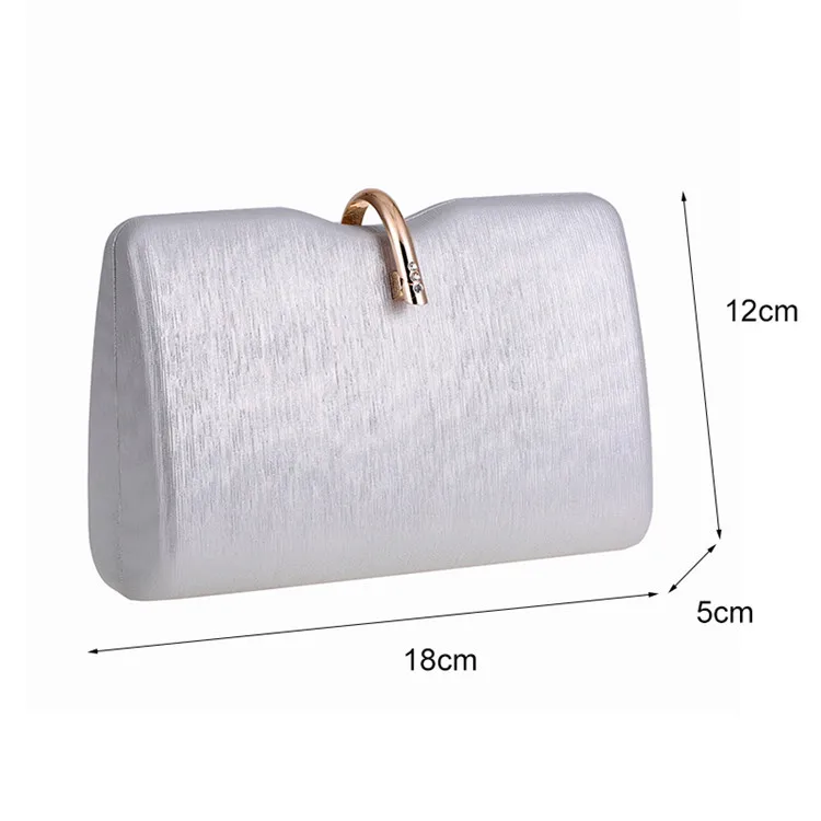 New 2019 Fashion Black Gold Silver Mini Handbag Women Wedding Party Evening Clutch Bag Bridal Purse