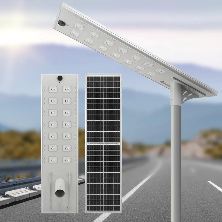 Radar Sense Remote Control Aluminum Outdoor Highway Waterproof Ip65 30W 60W Integrated LED  Project Solar Street Lights