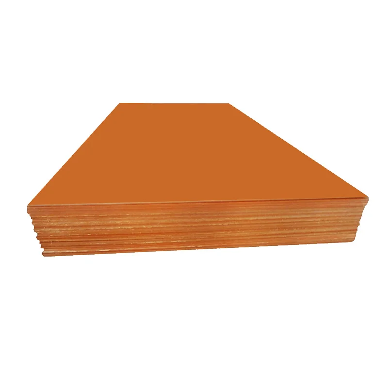 Orange Bakelite Phenolic Paper Laminated Sheet for PCB Jigs and Fixtures