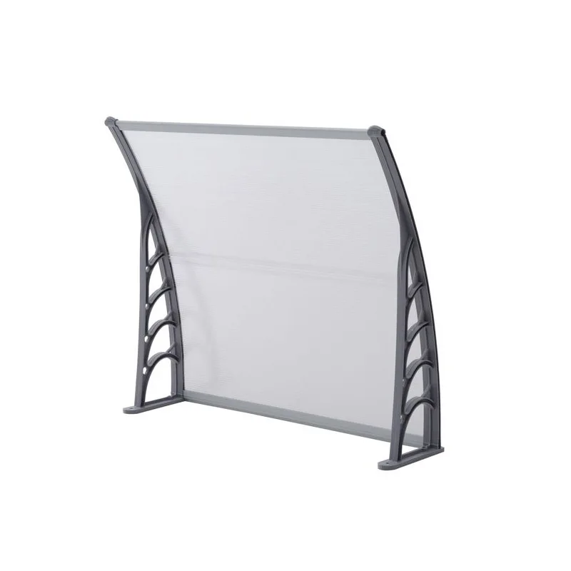 outdoor door clear window awning polycarbonate Hollow sheet Plastic stent awning canopy