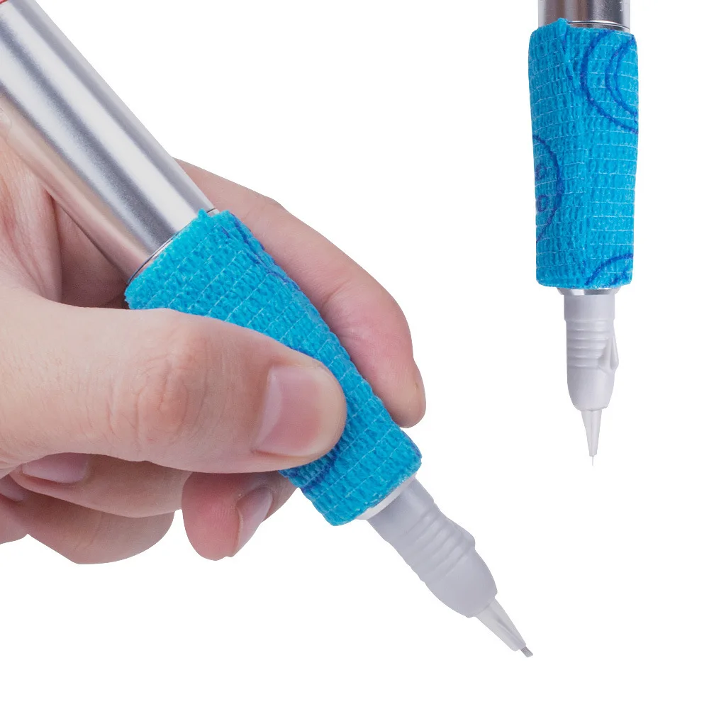 Microblading Tools Cohesive Bandage Tape Tattoo Machine Wrap Grip Colorful Sport Elastic Sticky Roll Self-adhesive Cotton