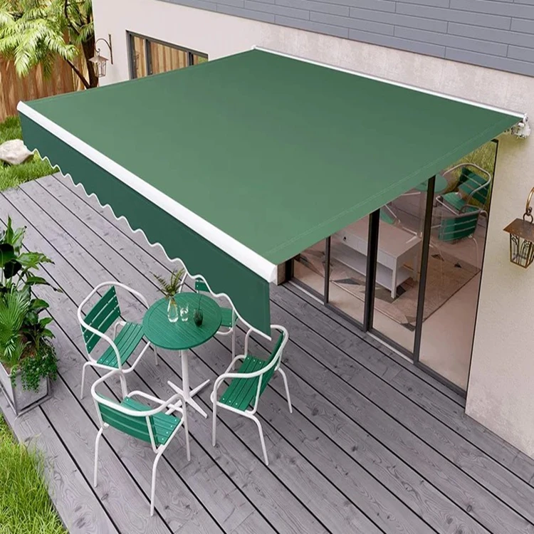 Wholesale Modern Designed Waterproof Canopy Shades Patio Furniture Garden Set Outdoor For Backyard Retractable Awning
