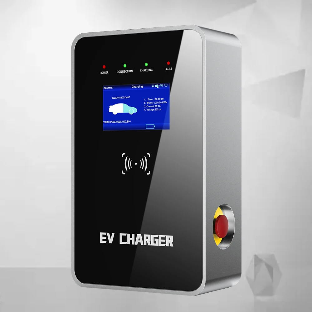 charger electric vehicle bus car ev charging  photovoltaic 7KW type1 sae j1772 pile car super station