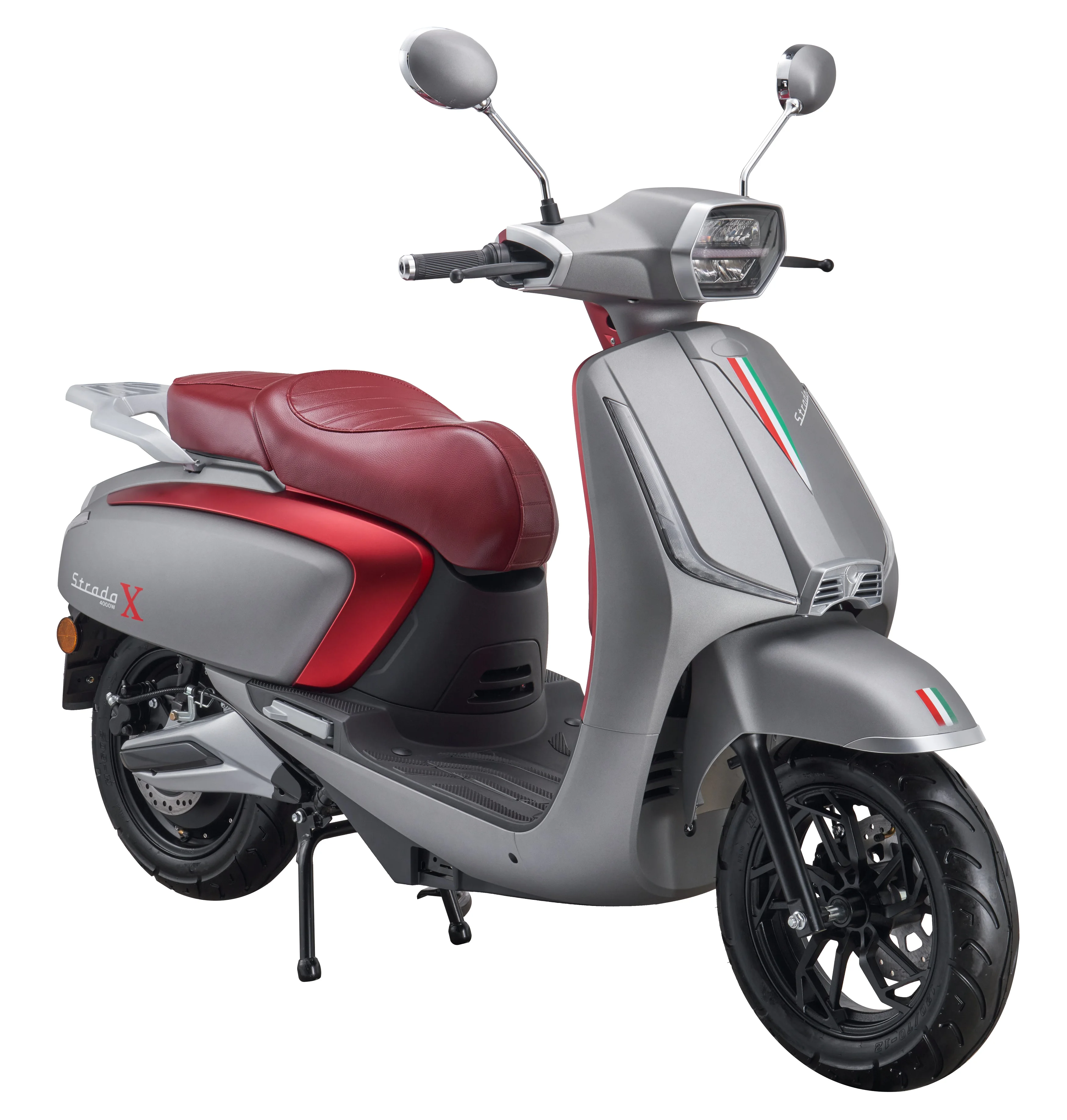 Eec/coc 12 Inch 4000w Electric Scooter Retro Moped Style Electric Bike With 72v 30Ah/50AhLithium Battery