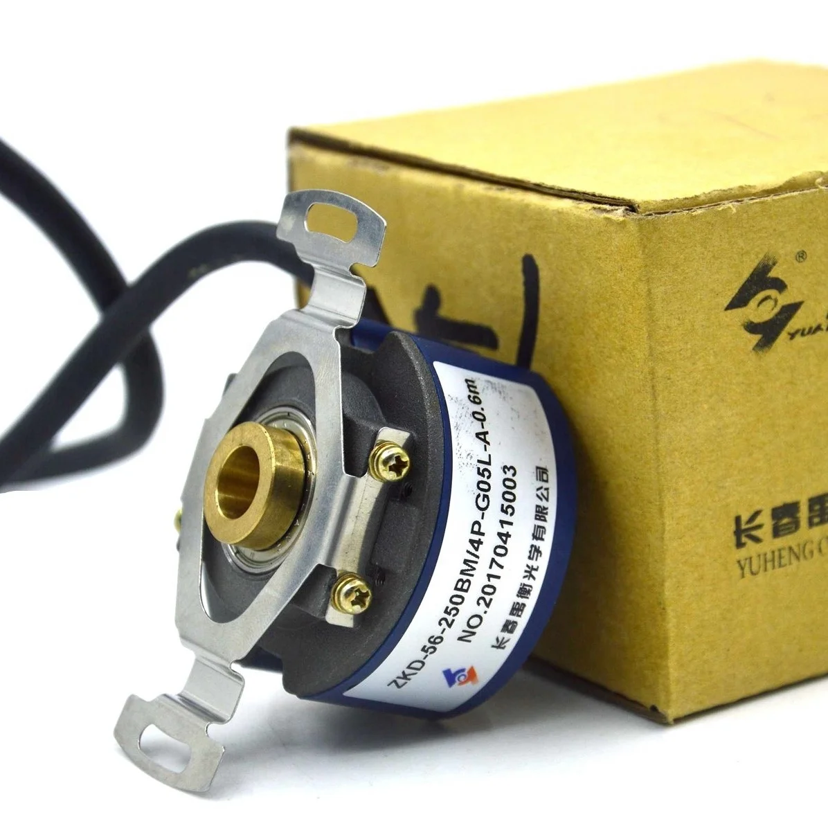 ZKD-56-250BM/2P-G05L-D-0.19M YUHENG Hollow shaft rotary encoder New original genuine goods are available from stock