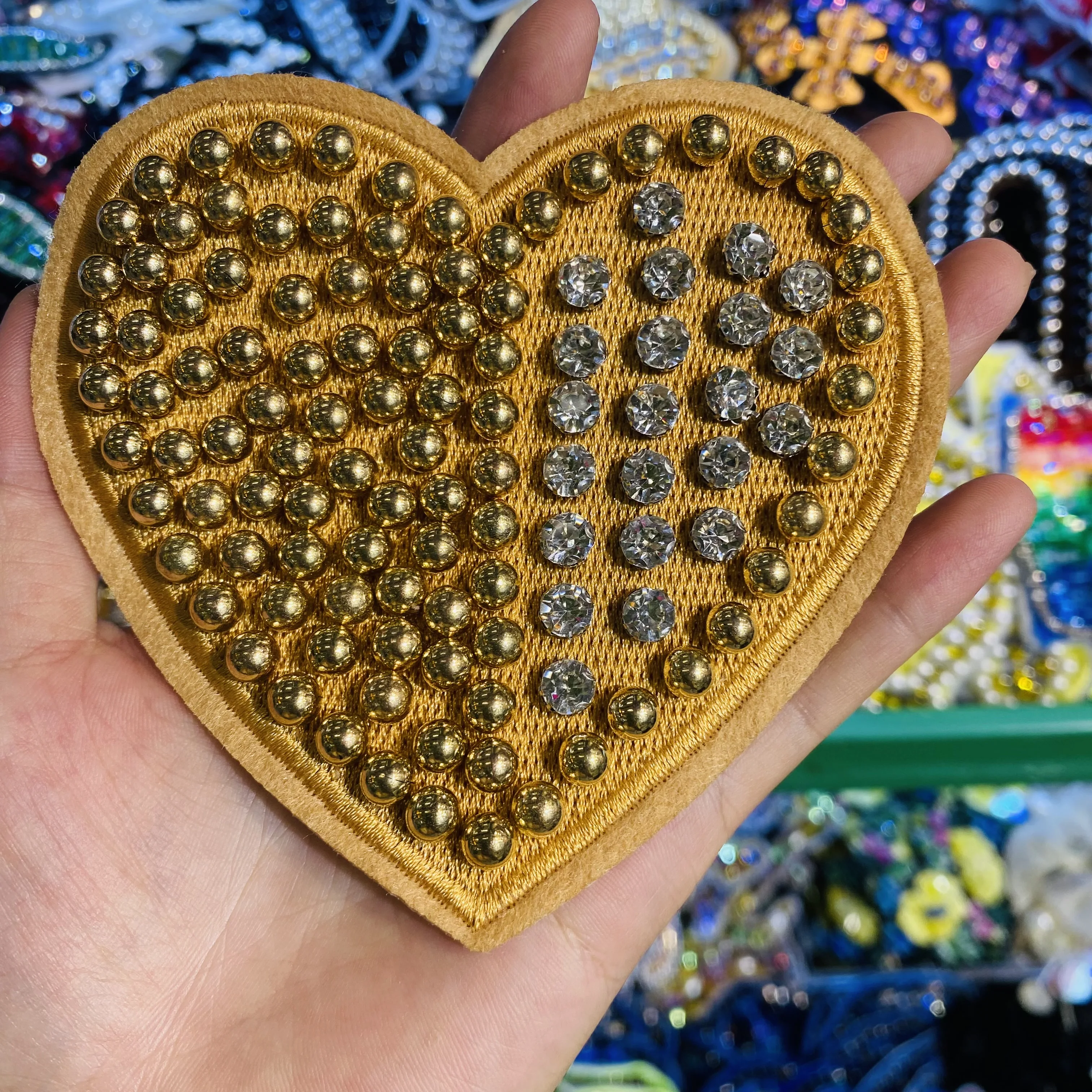 Handmade Badges and Appliques from Famous Brands Stock Logo Patches for Custom Designs