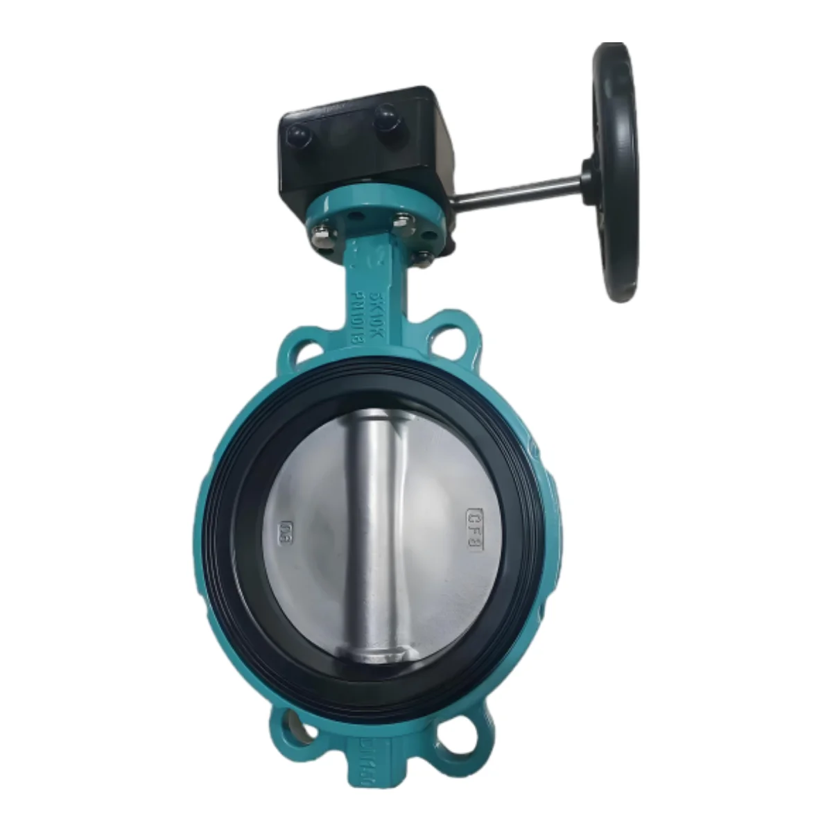 Aluminum alloy stainless steel 304 worm gear operation butterfly valve U-shaped flange butterfly valve