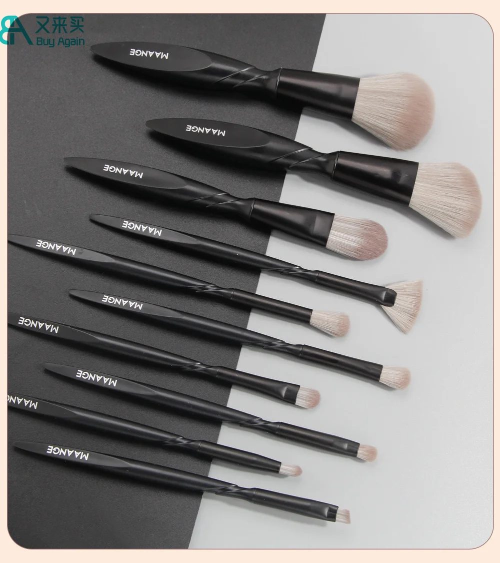 Buy Again Wholesale make up brushes synthetic makeup brushes makeup brush set with logo