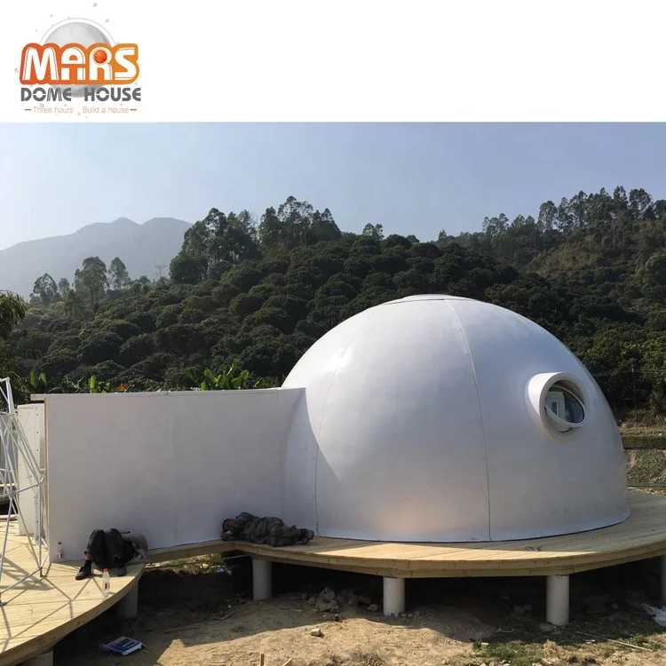 Новый экологичный модульный сборный дом Mars dome house