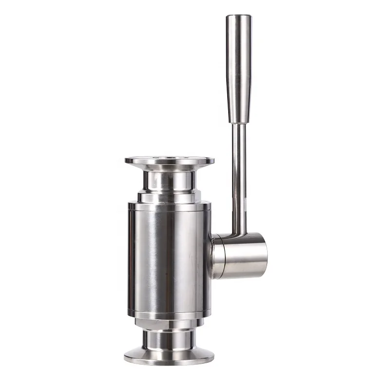 Aohoy Stainless Steel SS304 SS316L TC Clamp Threaded Welded Sanitary One Way Ball Valve
