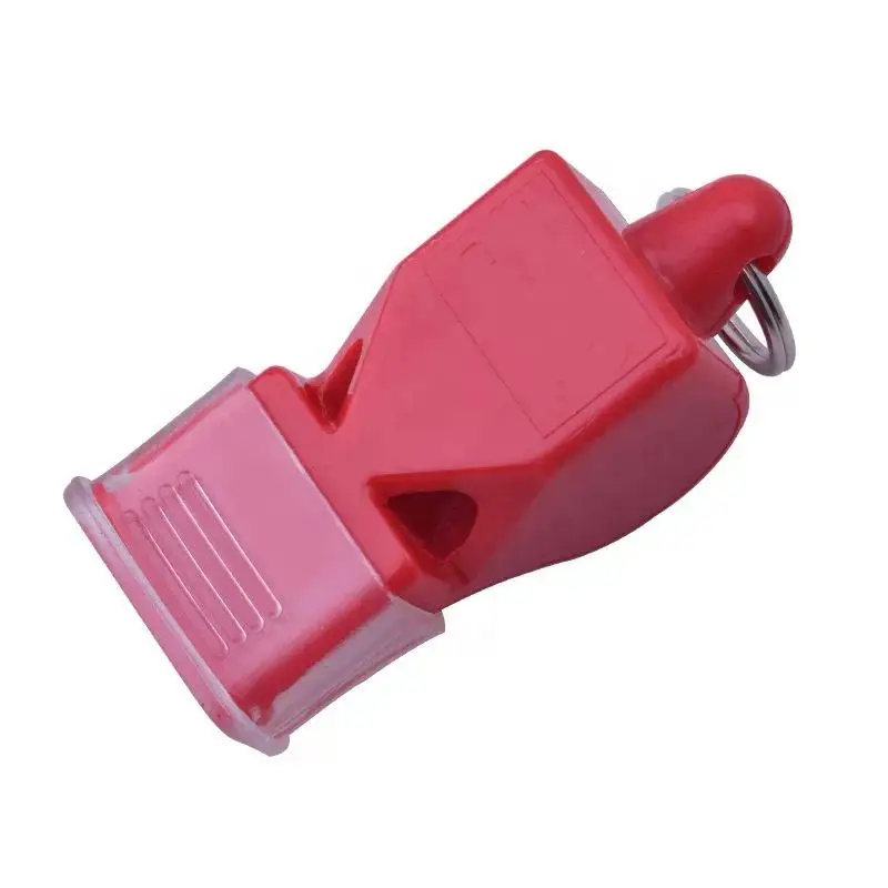 JIURAN custom Outdoor emergency Survival plastic Whistles football basketball soccer sports Referee Whistle With Lanyard