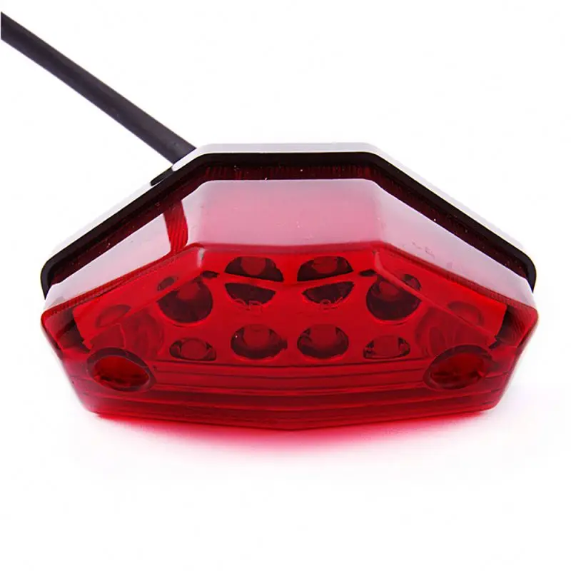 Мотоциклетный Круглый отражатель стоп-сигнала 24SMD Авто ATV Светодиодный отражатель грузовика боковой предупреждающий свет