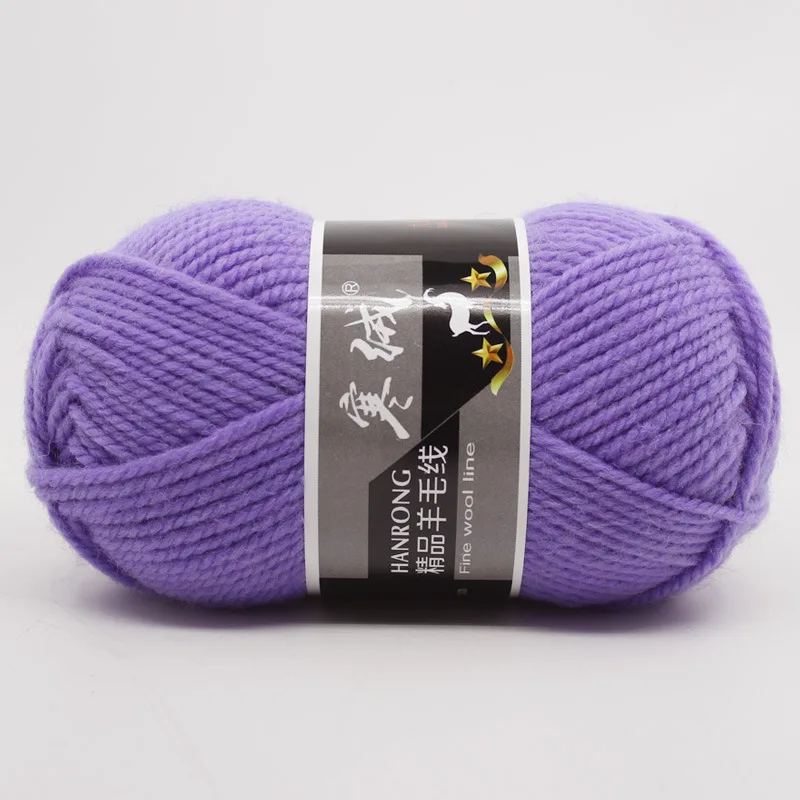 Custom Made Soft 100% Wool Baby Australian Cashmere Fine Wool Yarn Hand Knitting Yarns for Crochet Sweater Scarf Hat Coat