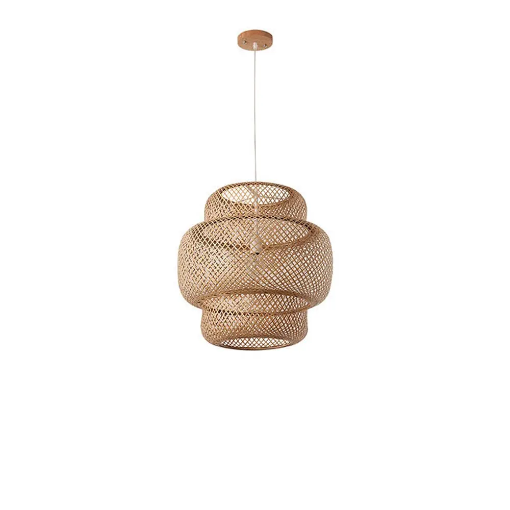 Профессиональная Заводская французская фермерская люстра ручной работы из натурального бамбука подвесной светильник ротанга для спальни кабинета