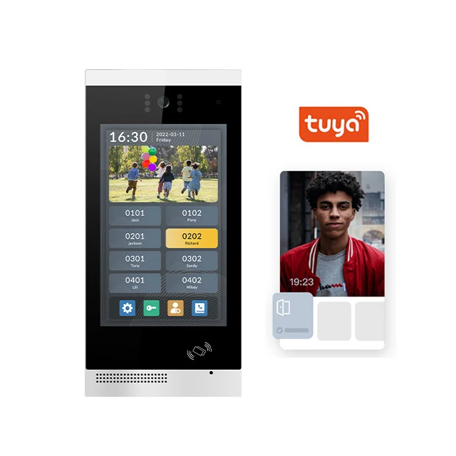 System HD Face Recognition Lock Waterproof Wireless Intercom For Villa Tuya Doorbell Voice  IP Video Door Phone