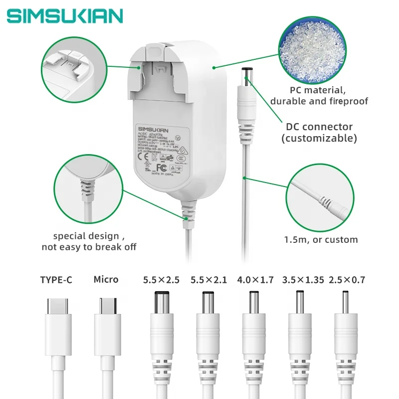 best buy adaptor ac dc power adapters ac/dc switching used uk us plug power supply adapter