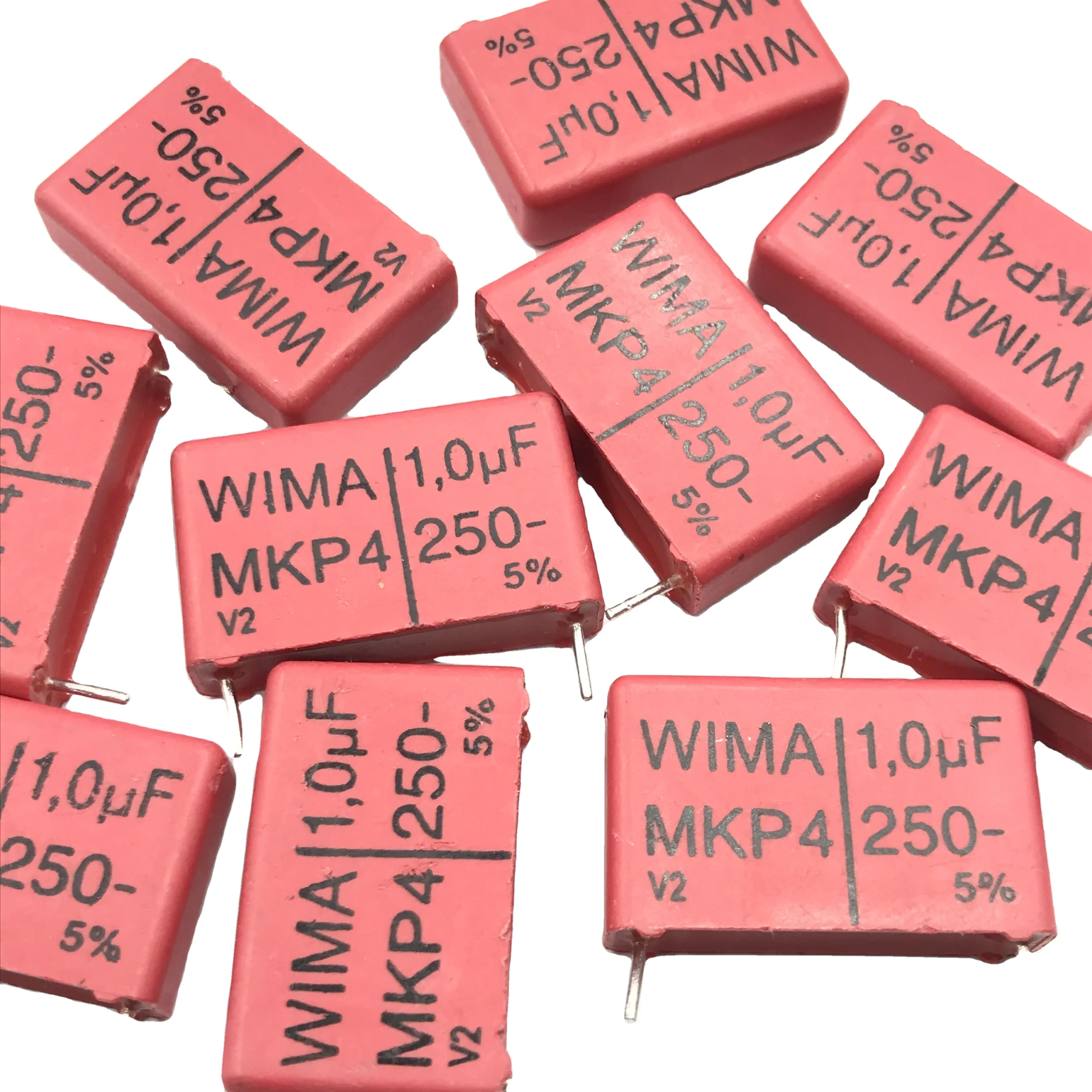 Медный ножной полиэфирный пленочный конденсатор WIMA MPK4 1 мкФ 5%