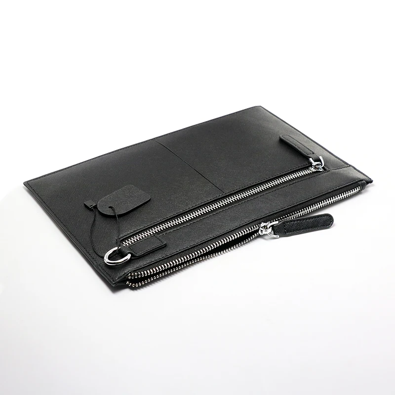 Wholesale Business Style Genuine Leather Purse Pouch Clutch Clutch Bag For Men