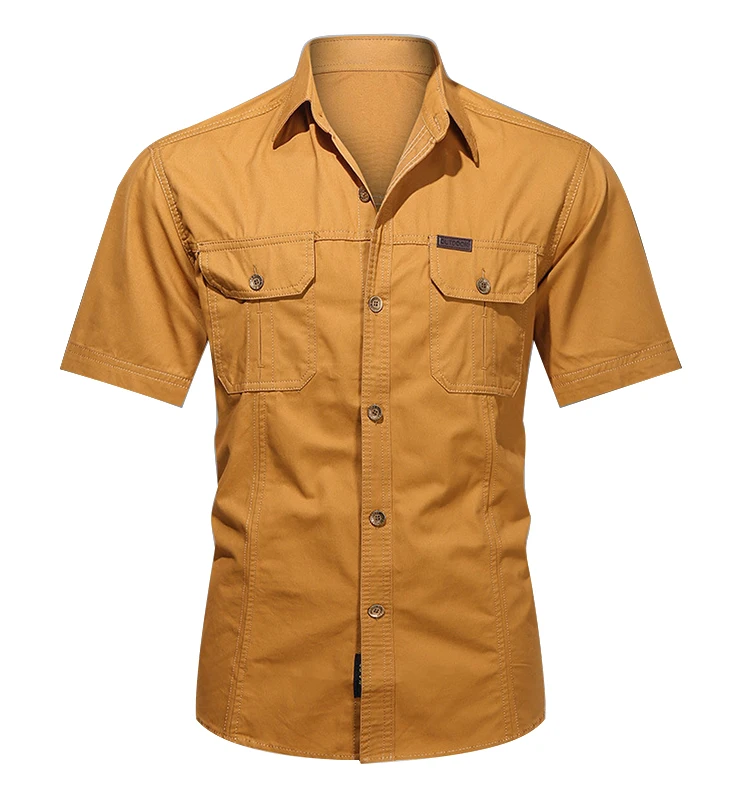 OEM/ODM work shirts wholesale work shirt men shirt  high fashion  stylish short sleeve