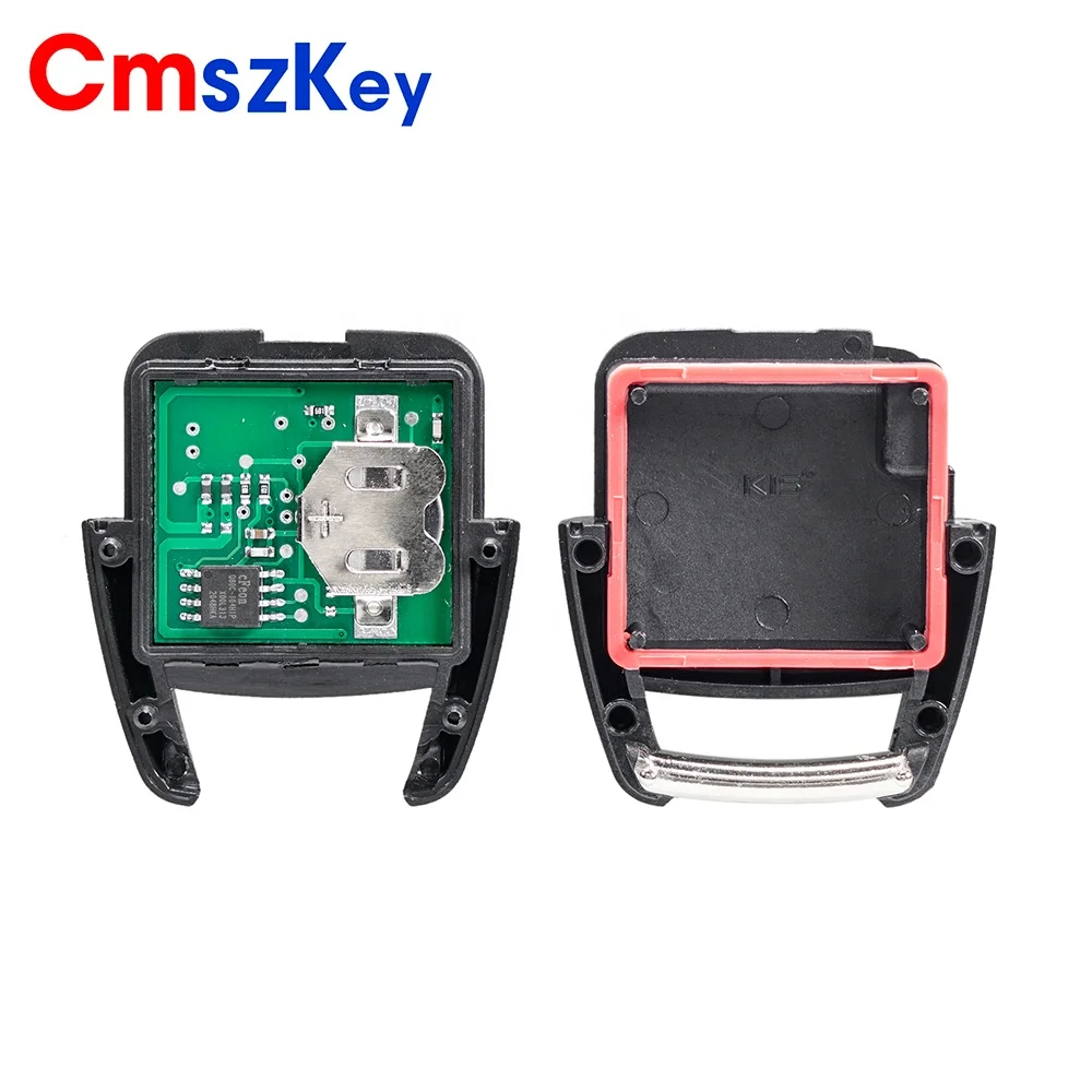 For 2001 2002 2003 Opel Omega Vectra B 3 Button Remote Key Fob 433Mhz ID40 Chip OP2 With Uncut Key Blade