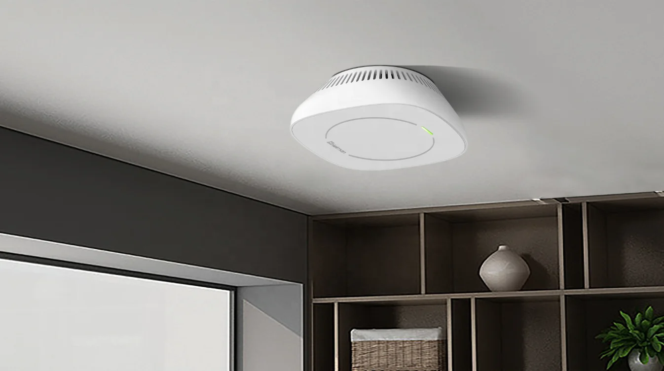 PM2.5 vapes detectors tuya wifi smart smoke sensor detects the smoke from e-cigarettes battery smoke alarm detector