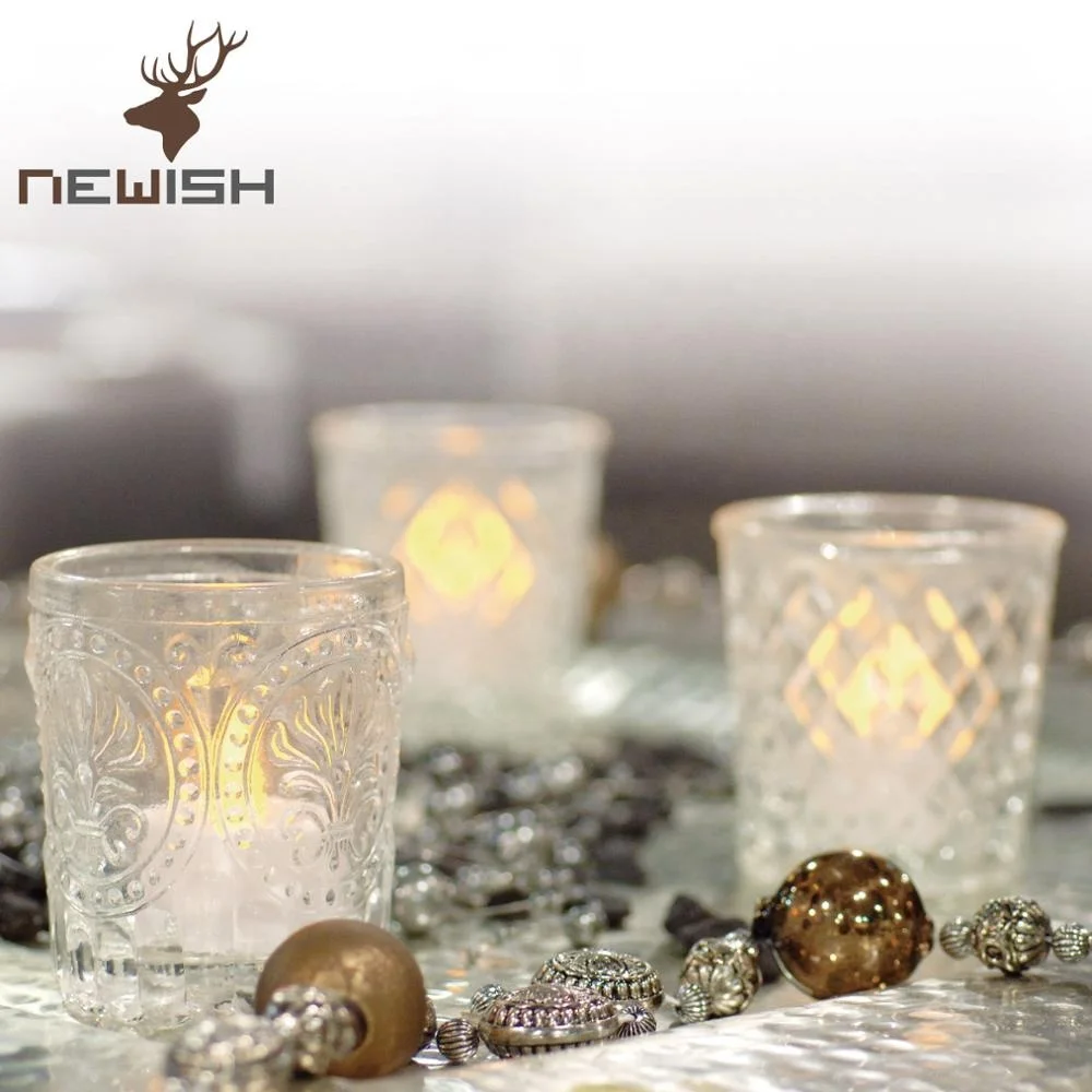 Newish Wholesale 3D Christmas House Bulk Battery Operated Electric Flameless Plastic T light Lantern Led Mini Candles Tea Light