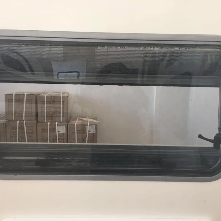 RV round corner curved window with Emark certification