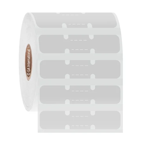 Low MOQ Custom Printed Transparent Perforated Sunglasses Paper Barcode Label