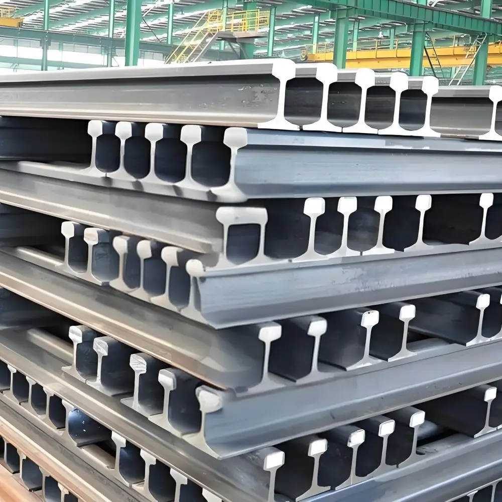 Large stock crane rail Large stock steel rail in our factory Various sizes rail track for sale