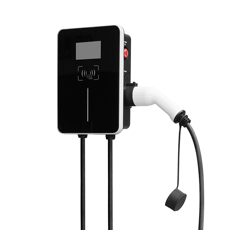 22KW OCPP1.6 EV Charger Plastic Enclosure Wall Box Type 2 Female  for Car Charging Station