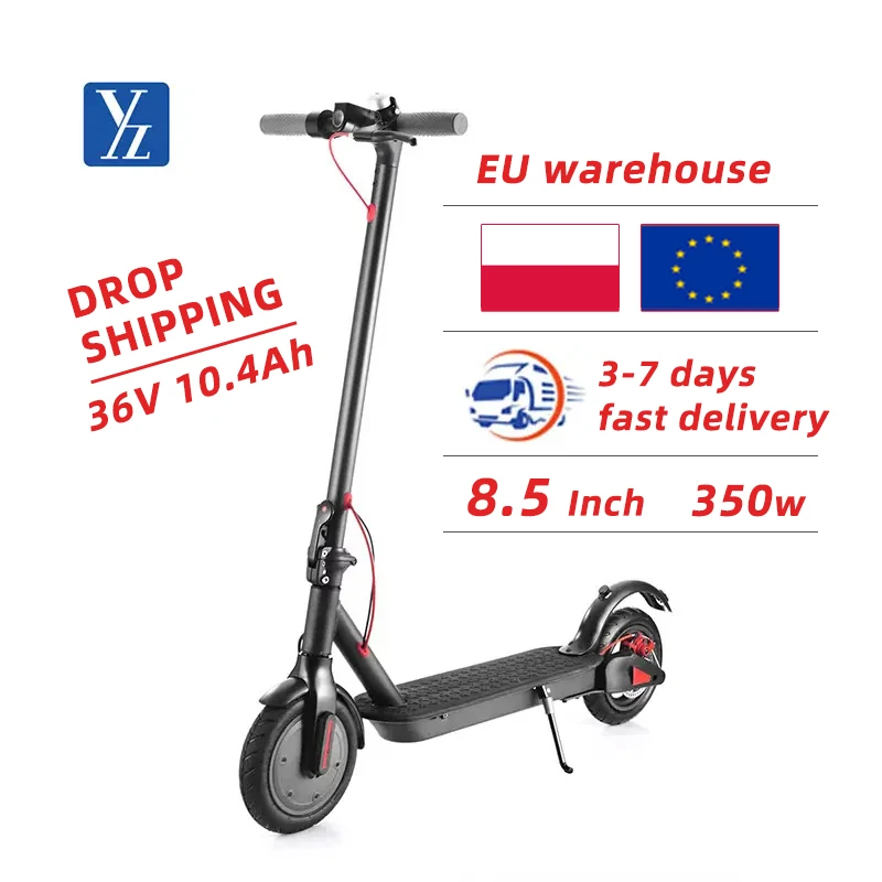 Eu warehouse dropshipping 8.5 inch dropshipping electric scooters powerful adult e scooter 350w 10.4Ah 2 Wheel escooter