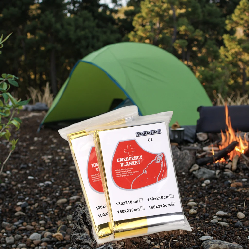 Wholesale Cheap Outdoor Survival Emergency Tent Warming Blanket for Hiking