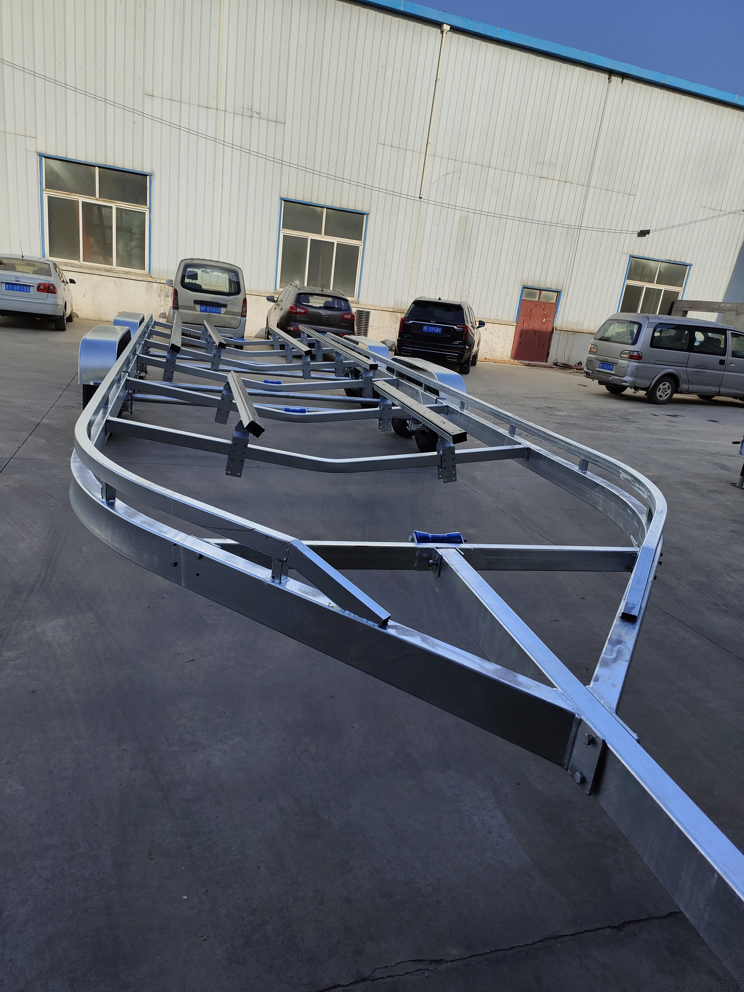 Double Jet Ski Trailers for Two Boats Watercraft Trailer Product