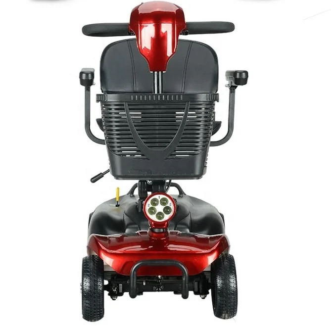 Foldable four-wheel mobile electric scooter disabled electric scooter for the elderly