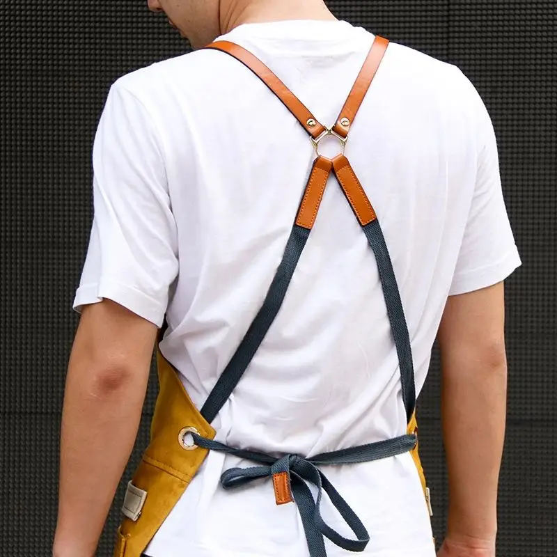 Hotel Uniform for Housekeeping Cleaning Workwear Heat Resistant Apron for Maid Waterproof Gardening Apron Uniform Chef