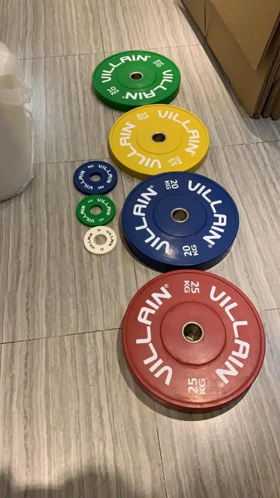 Резиновые бамперы с логотипом на заказ для тренажерного зала