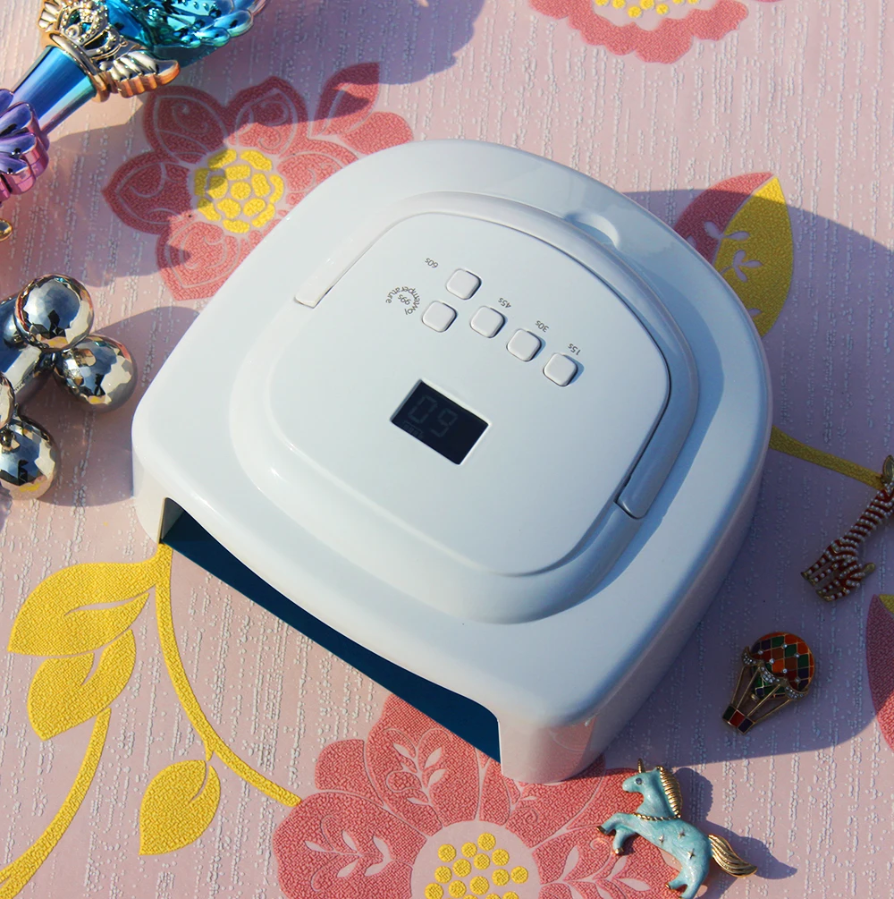 
2021 Amazon Hot Factory Direct Instagram Blogger Tiktok favous 60W Wireless Cordless UV Led Nail Lamp Rechargeable battery 