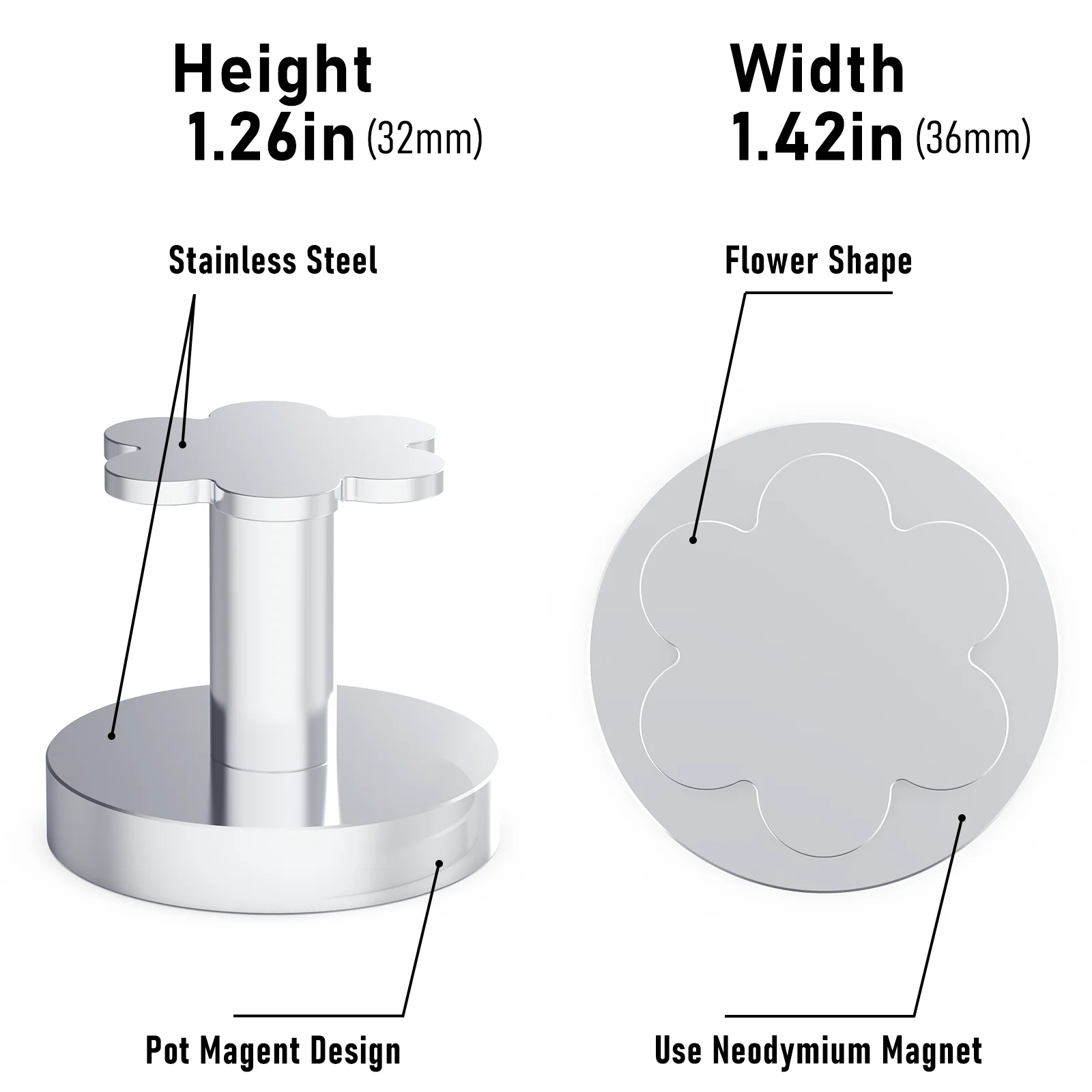 Super Strong Neodymium Magnet Hooks - Versatile Storage Solution for Kitchen, Garage, & Office