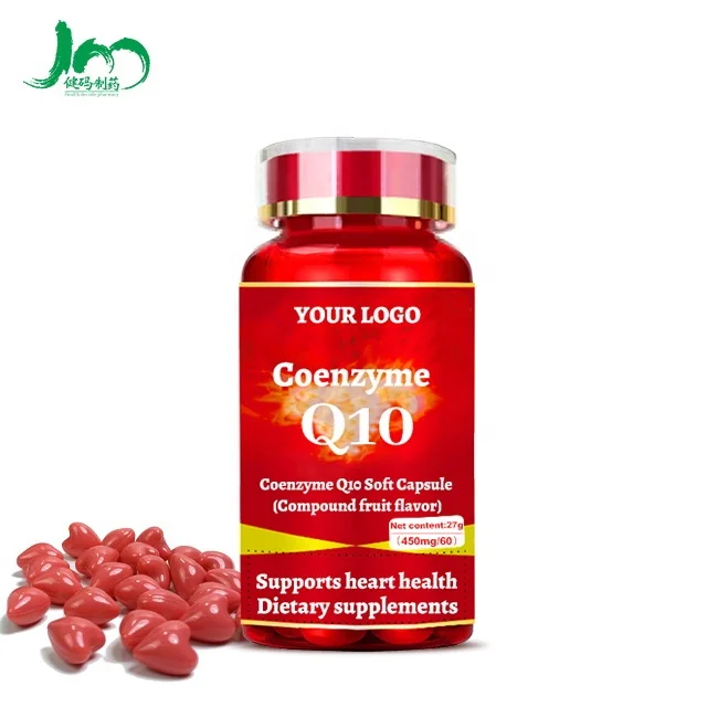 Hot selling high quality coenzyme Q10 strengthening the immune system aging Coenzyme Q10 Soft Capsule