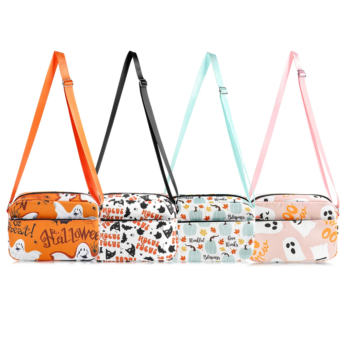 Corduroy Crossbody Bags for Unisex Custom Design Single Shoulder Bag Running Belt Tactical Pouch Message Bag for Women & Men