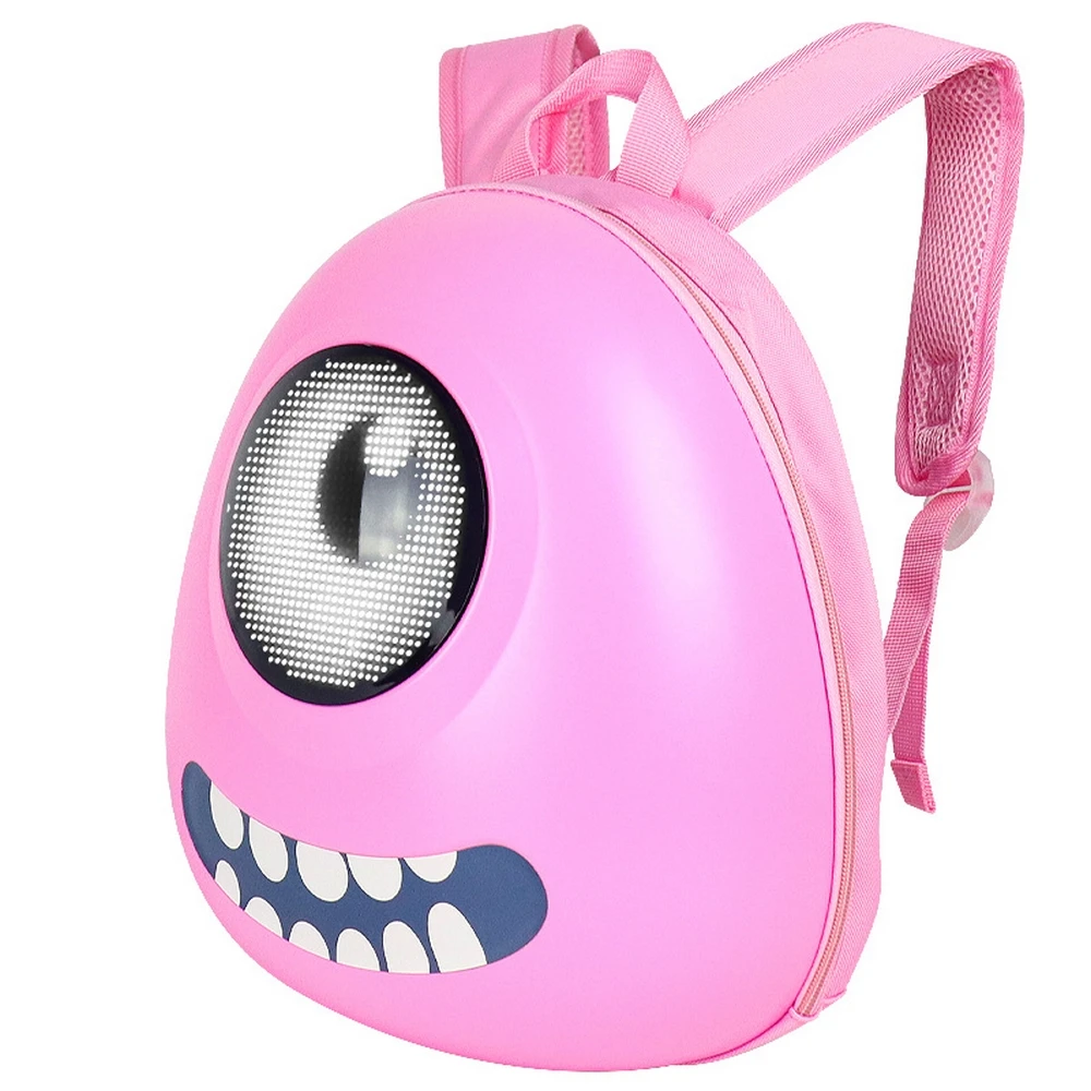 2024 Newest Kids Funny Game Mobile Control Smart Walking Advertising  Led Backpack Custom DIY Dynamic Pixel Led Display Backpack