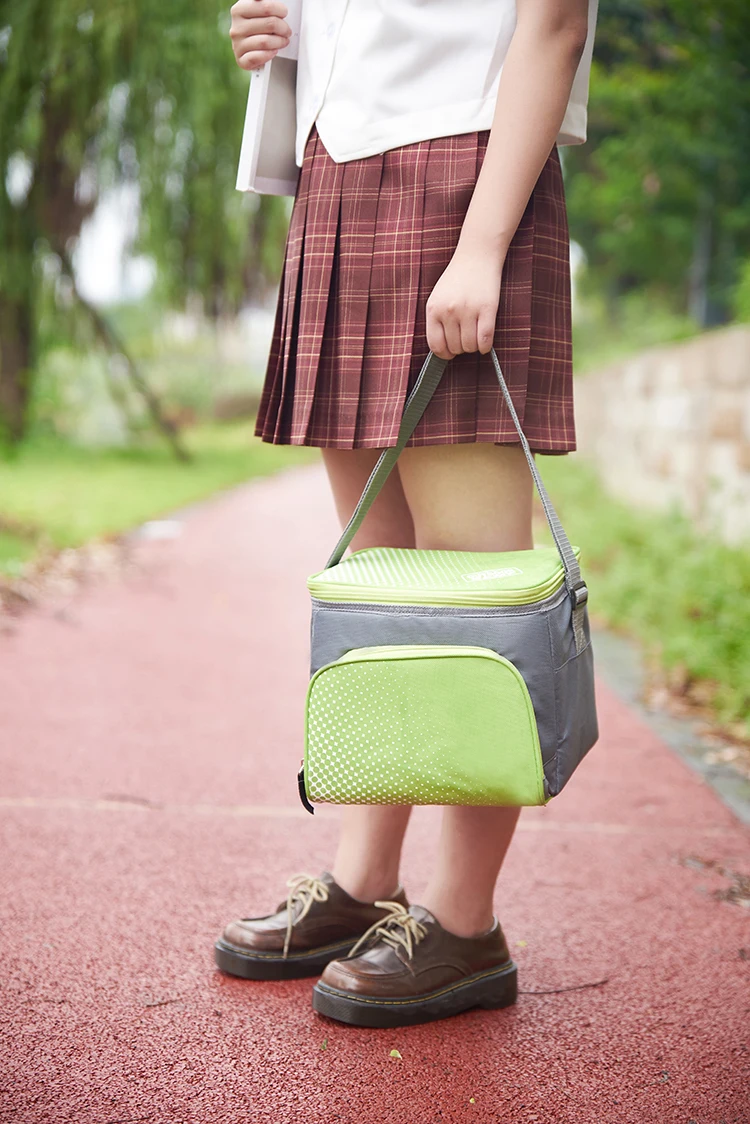 
Outdoor Picnic School Kids Meal Container SS Lunch Box Water Bottle Reusable Cooler Thermal Lunch Bag 