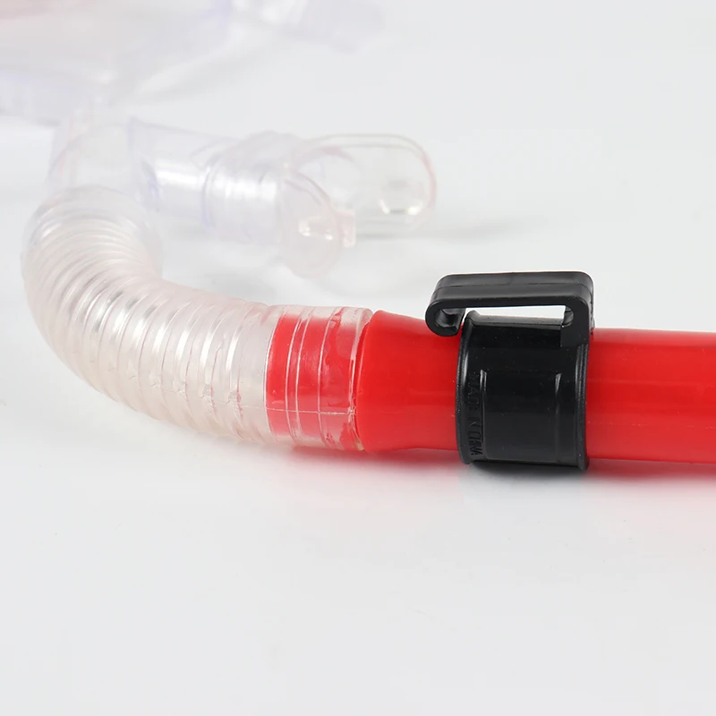 2022 Professional diving equipment snorkel set silicone strap pc lens diving mask with pvc snorkel tube