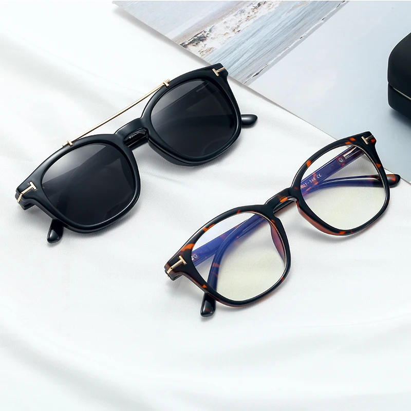 TR90 frame with magnetic suction sunglasses anti blue light glasses