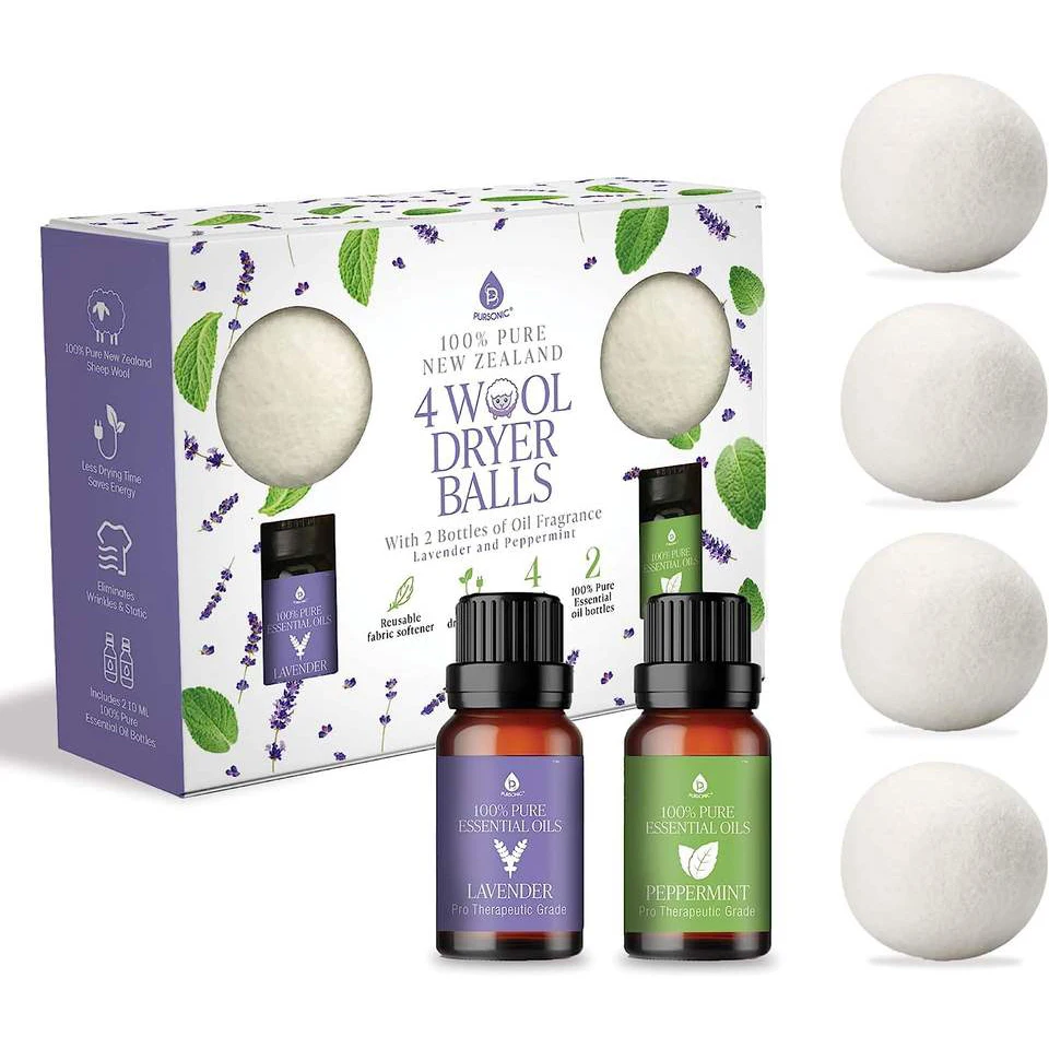 Best Selling Products 2024 New Trending in USA private label Organic Wool Dryer Balls for Laundry Washing Machine