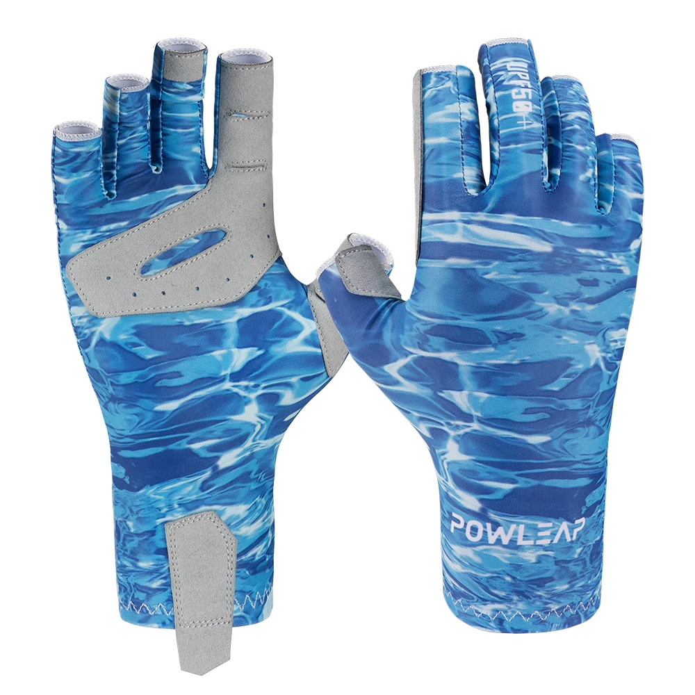 Breathable Summer Half Cut Finger Uv Protection Rowing Sailing Fishing Driving high Quality Gloves Sun Gloves
