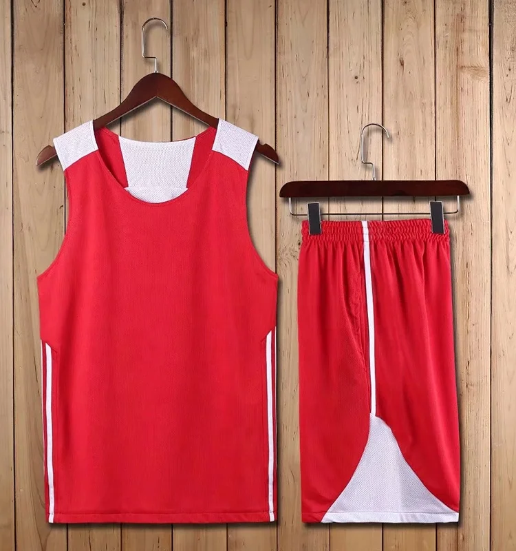 Double Fabric Basketball Shirt Reversible Wear Basketball Jersey