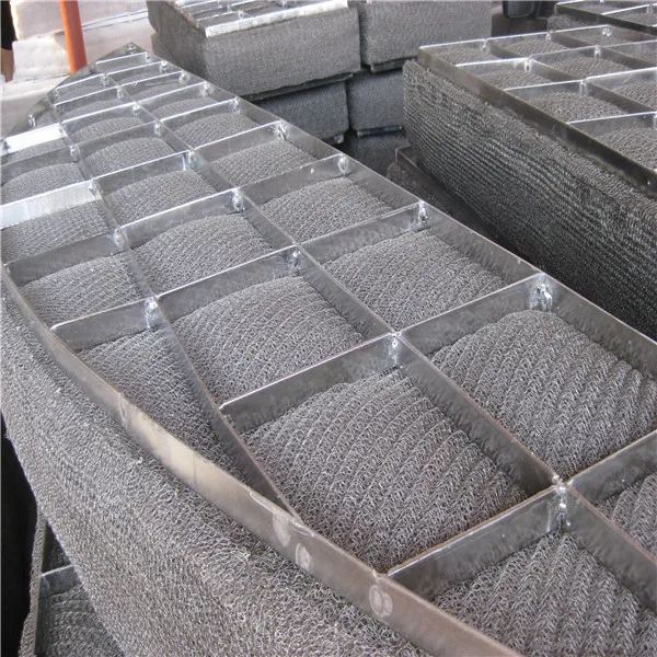 China exhaust purification vapor-liquid mesh/knitted wire mesh demister pad for silencer